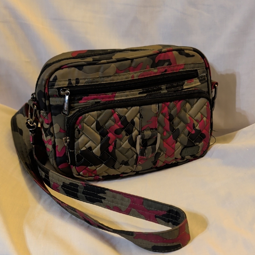 lug Carousel Camouflage Crossbody Bag
